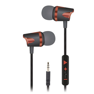 AUDIFONO CON MICROFONO METAL ROJO UNNO HS7009RD PLUG 100% Nuevo