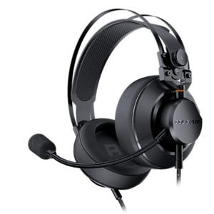 AUDIFONO CON MICROFONO  DIADEMA COUGAR VM410 CLASSIC 3.5MM NEGRO 100% Nuevo