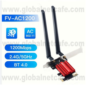 EXTENSOR WIFI 2 ANTENAS PCI-E (2.4-5GHZ) DOBLE BANDA BLUETOOTH 100% Nuevo